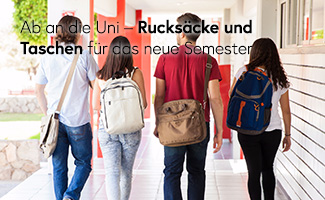 Ab an die Uni – Rucksäcke und Taschen für das neue Semester