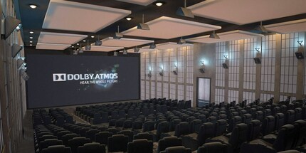 Le cinéma avec Dolby Atmos: des haut-parleurs...partout.