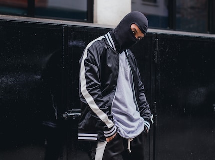 Level 2: A balaclava hides everything except your eyes.