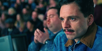 Sorprendente recitazione: Sebastian Stan nei panni del marito violento Jeff Gilloory.