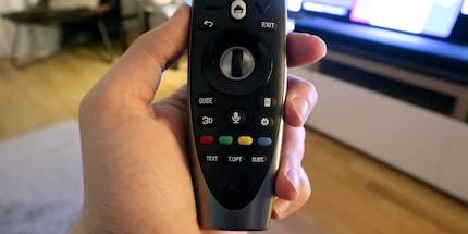 Il tasto microfono sul tuo telecomando: provalo.