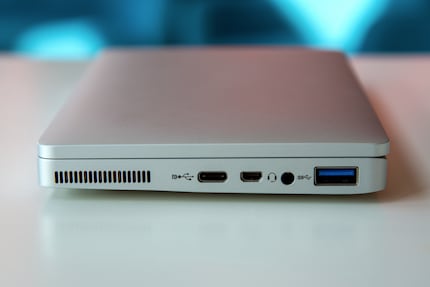 For such a small device, the GPD Pocket has a surprising number of connections.