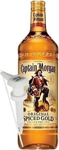 Captain Morgan Original Spiced Gold Rum mit Dosierpumpe (300 cl) Galaxus