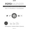 Alpha Edition Foto-Bastelkalender 2019 weiß datiert