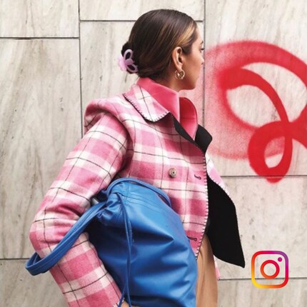 Banana Clip und Jacke bilden eine farbliche Einheit. Bild: @hannamw