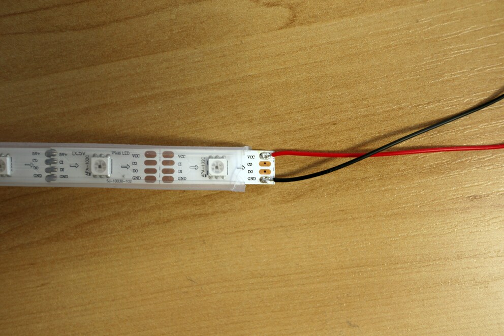... und letzte LED-Streifen.