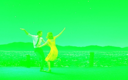 ... poi un'immagine di colore verde...
