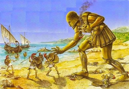 Rappresentazione di Talos.