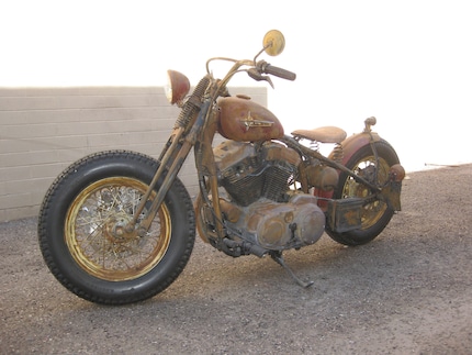 Ein Rat Bike aus der Designerwerkstatt der Bobber Bros.