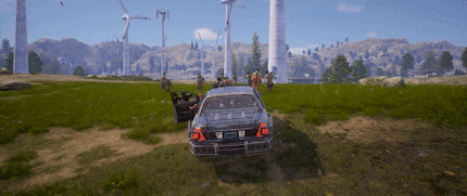 Le auto sono pratiche mietitrebbie per zombie.