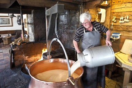 Le fromage sera à l'honneur pendant ce week-end en famille. Source: © GoldenPass – MOB