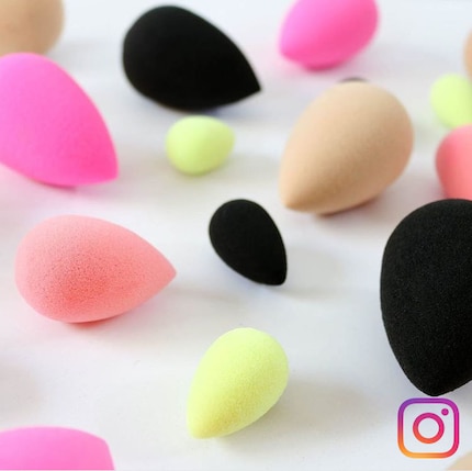 Beauty blenders come in different colours and sizes and are made with different jobs in mind