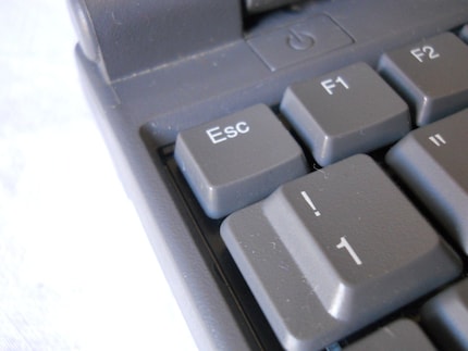 The biggest flaw of this notebook is that the Esc key is slightly pressed in. It seemed to belong to a user with heavy fingers.