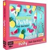 Tropical Party the baking set with recipes and stainless steel pineapple and flamingo cookie cutter (Emma Friedrichs, German)