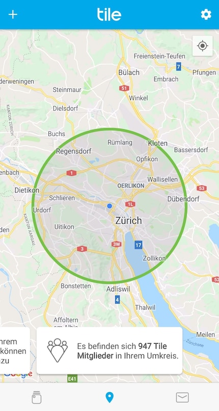 947 membri Tile nel mio quartiere. Grazie a loro, la mia chiave è stata rintracciata sul posto di lavoro