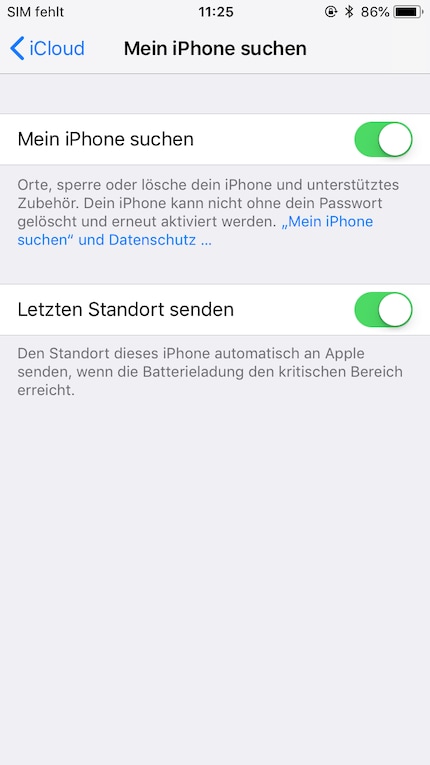 Parameters under IOS