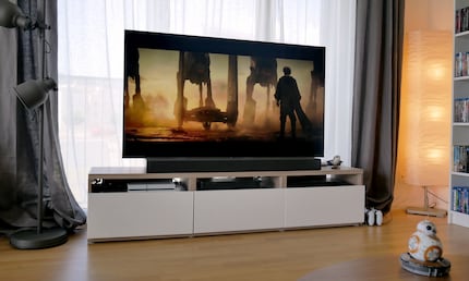 La scène est fantastique et le QLED en tire le maximum