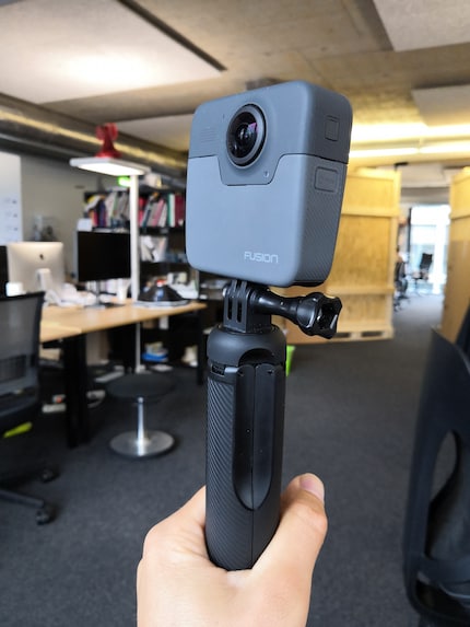 Always mount it on the stick like this