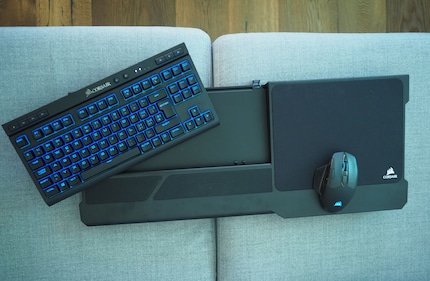Insert the keyboard and you're ready to go.