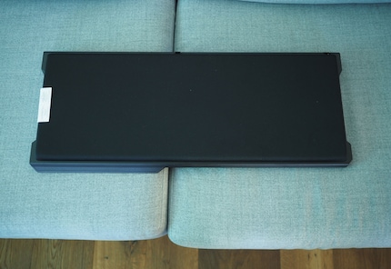The underside is made of foam and feels very comfortable.