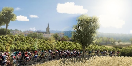 L'aspect visuel de «Tour de France 2018 - Pro Cycling Manager» est agréable à regarder, mais ne semble pas exceptionnel.