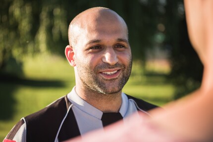 Roberto Russo kann den Rummel geniessen – und richtig einschätzen.