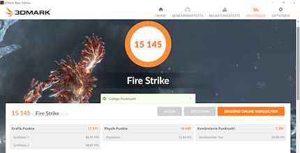 L'Asus ROG Huracan obtient des scores élevés sur Fire Strike 3.43 pour cent de performances en plus avec la couverture ouverte.