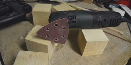 Sanding takes quite some patience.