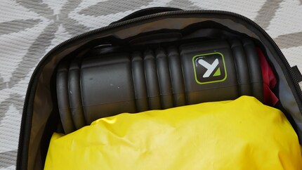 I've got it all: my fitness sushi is in the suitcase.
