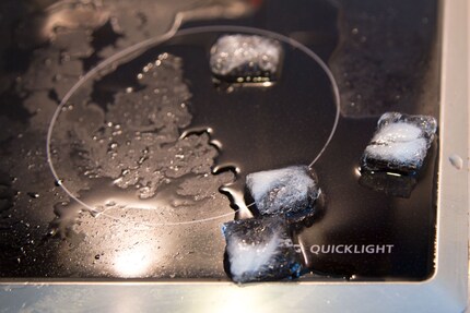 À la place de la glace, un désastre: la variante pour une glace express s’est mal terminée...