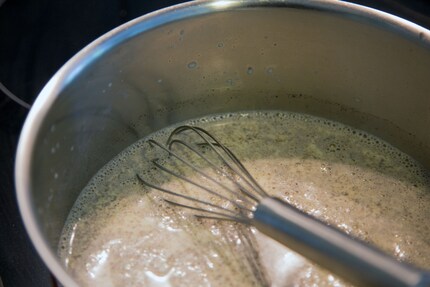Ici, tout allait encore bien: la crème vanille des recettes 2 et 3