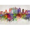 artboxONE Atlanta V2 skyline in watercolor (20 x 30 cm)