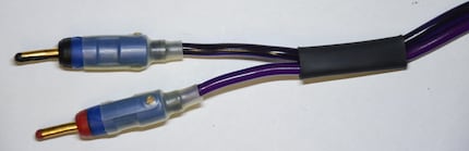 Solid Core Kabel mit besonderem Bananenstecker