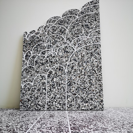The surface can now be engraved just as individually as the stone pattern. Aectual, Salone del Mobile, 2018