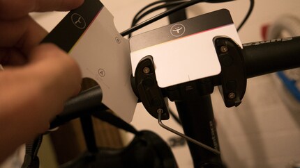 Installation is easy and surprisingly well explained in the app. The patterns help you position the SmartHalo correctly.