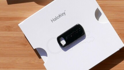 Don't lose your HaloKey. Luckily, you can clip it to a keyring.