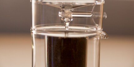 Il gocciolatore porta a un buon caffè.