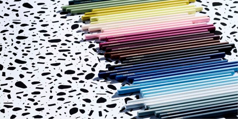 Des crayons de couleur redonnent vie à votre bureau. Image: Normann Copenhagen