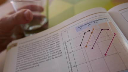 Consulting a physiology book reveals: The greater the dehydration, the harder it is for your body to give off heat.