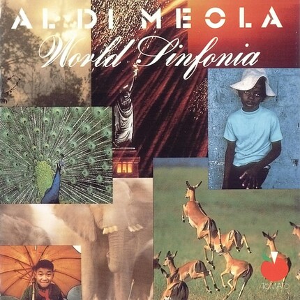 Al Di Meola : World Sinfonia. Le super guitariste avec une formation grandiose de musique du monde. Une multitude de sons à découvrir.