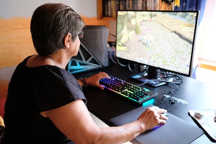 Dans «World of Warcraft», Edith n’y va pas de main morte.