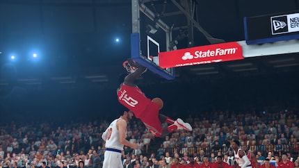 Swiss Roll: Der Schweizer Center Clint Capela mit dem Slam