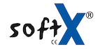 Logo of the SoftX brand