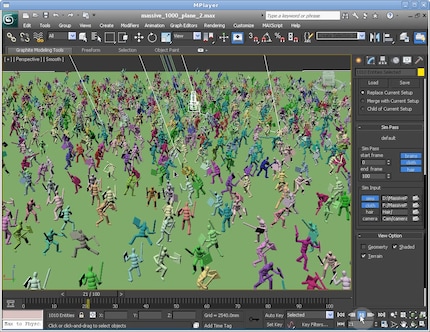 Tests avec Massive