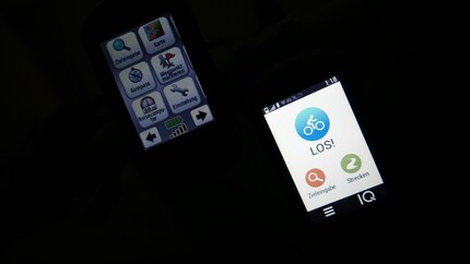 The dark ages: after the Dakota 20 (left), my sat nav needs were covered for a while.