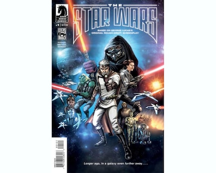 Der 2013 erschienene Comic basiert auf eine von Lucas’ ersten Rohfassungen von «Star Wars»