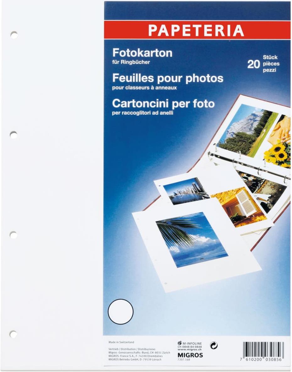 Papeteria Fotokarton A4 weiss (A4 20 x) kaufen