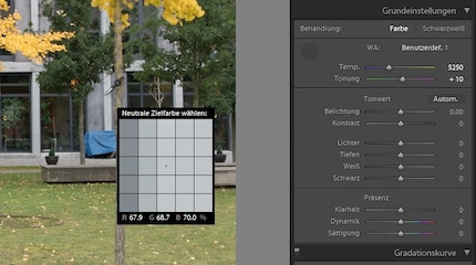 The eyedropper tool points to concrete, which should be grey, and after a click it is
