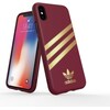 adidas PU Moulded Case suede rot/gold (iPhone X, iPhone XS)