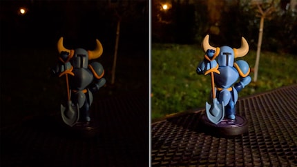 Night Sight mode produces surprisingly good images.